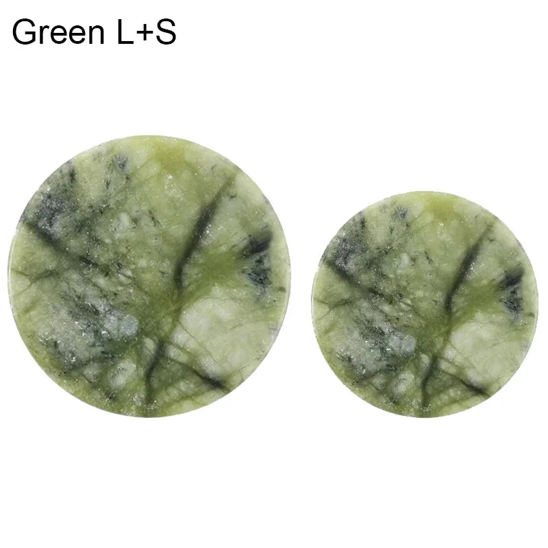 Glue Pallet Eyelashes Extensions Pink Green Jade Stone Reusable False Eye Lashes Adhesive Pallet Pad Holder Makeup Accessories