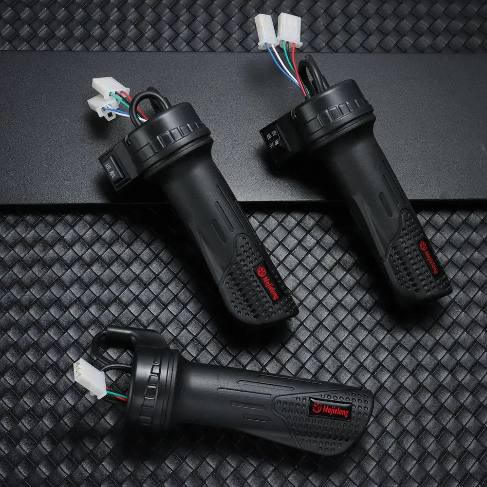 Electric E-Bike Twist Throttle 12V 24V 36V 48V Universal Scooter Parts E-Bike Speed Handlebar Throttle Cycling Throttle Grip