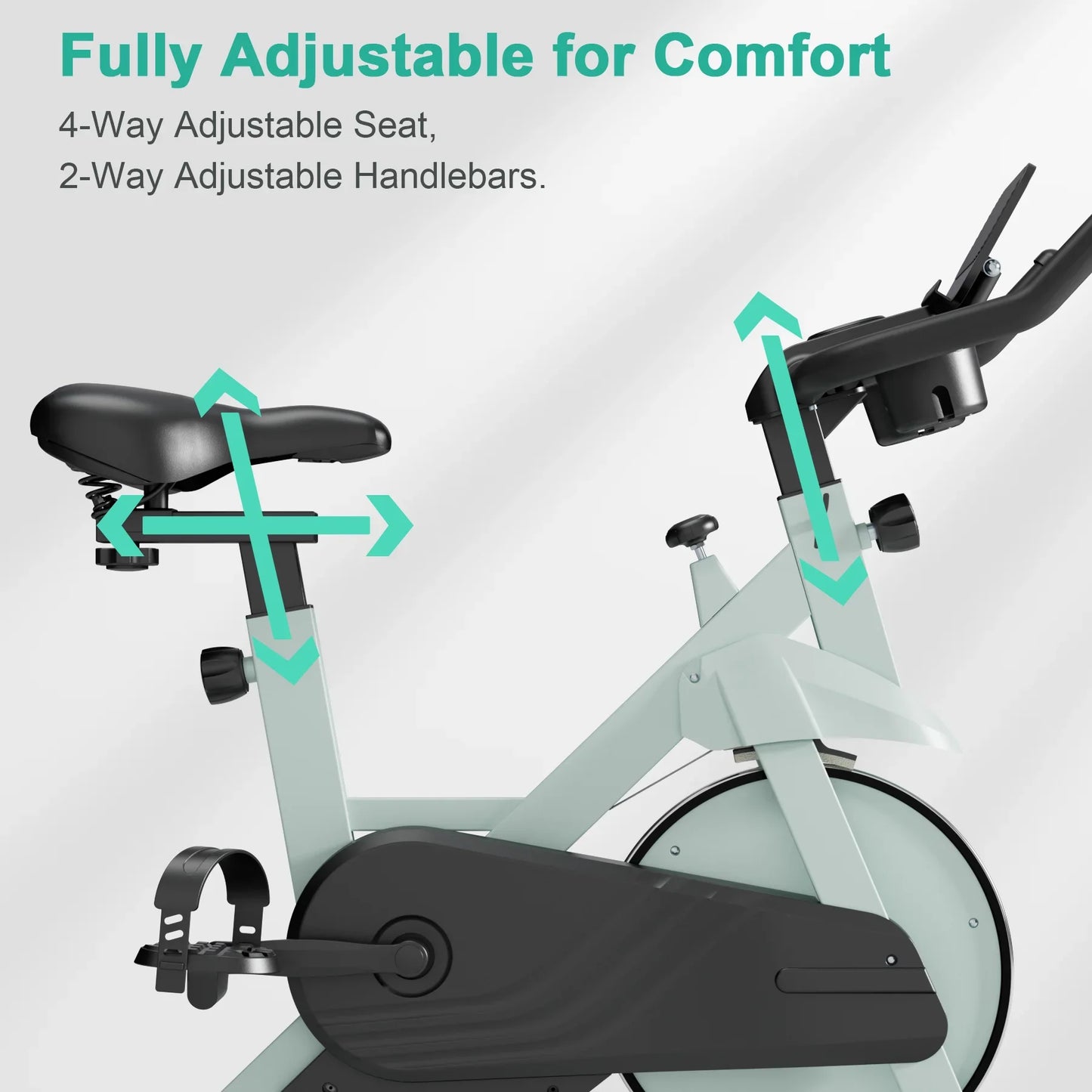 Superun Low Noise 32 Level Magnetic Exercise Bike For Home