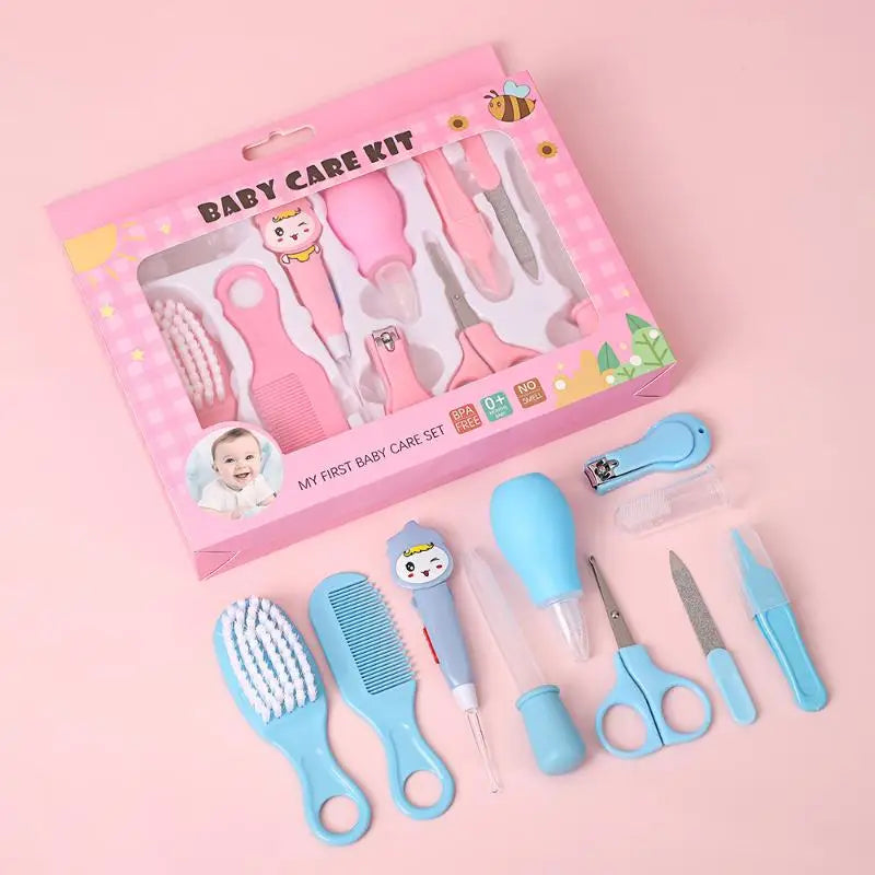 13pcs Comb Grooming Baby Care Kit Baby Portable Tool Grooming Nail