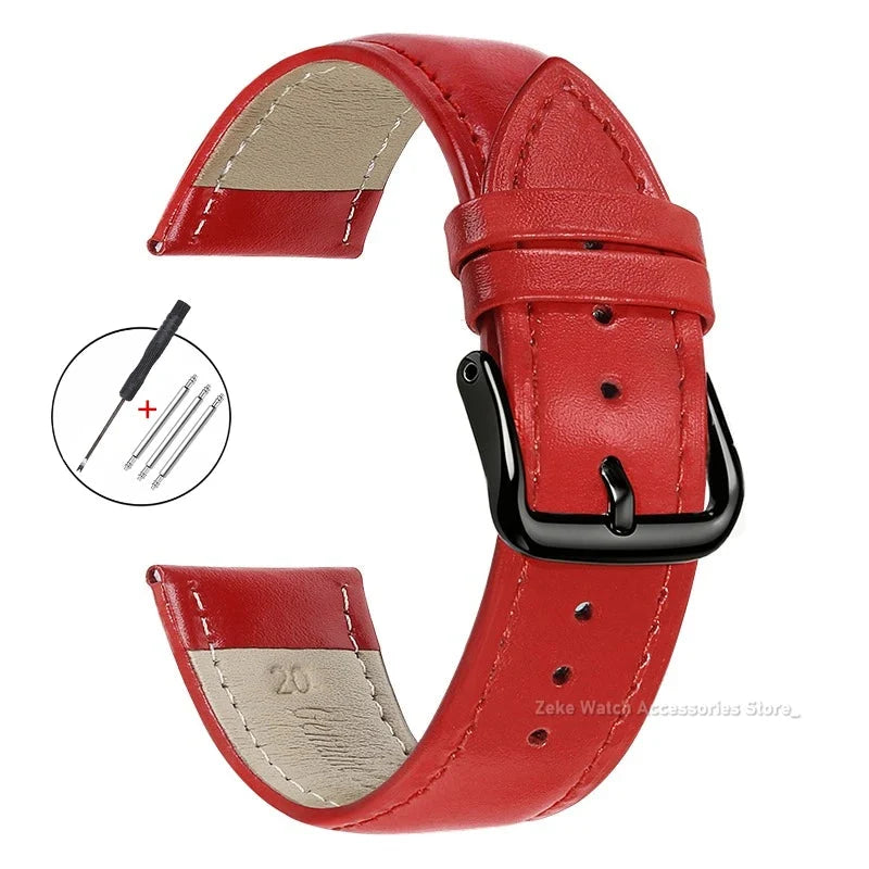 Motorola Moto Watch Slim Calfskin Band, Spring Bars & Tool