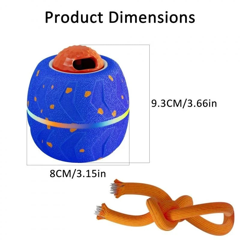 Rechargeable Automatic Rolling Ball Interactive Chase Toy for Dogs Cats Smart Pet Play Ball
