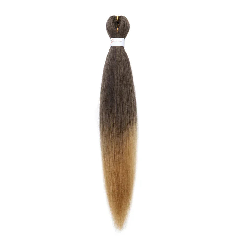 20 Inch Pre Stretched Braiding Hair | Yaki Straight Ombre EZ Braid for Black Women