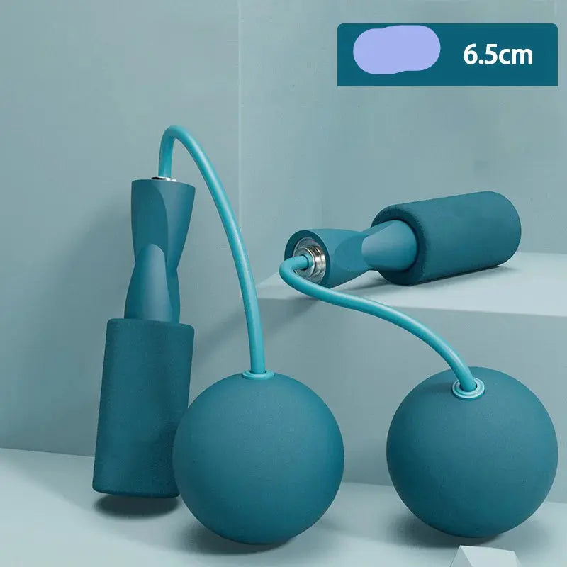 Cordless Jump Rope with Big Ball Indoor Fitness & Weight Loss