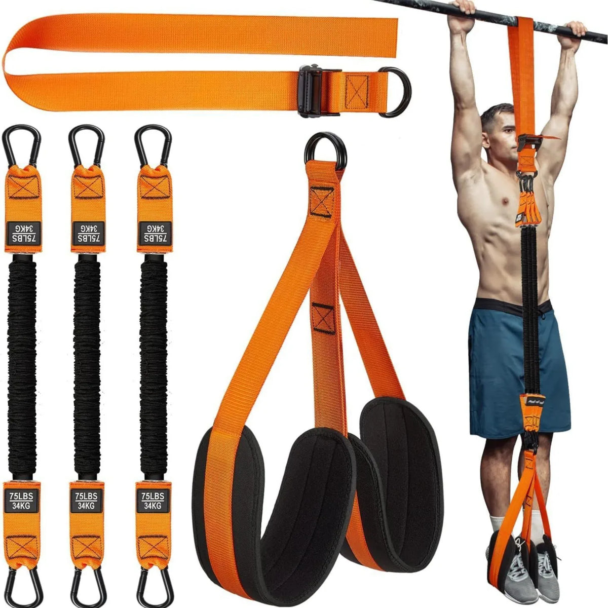 Enhanced Pull-Up Performance with Elastic Bands