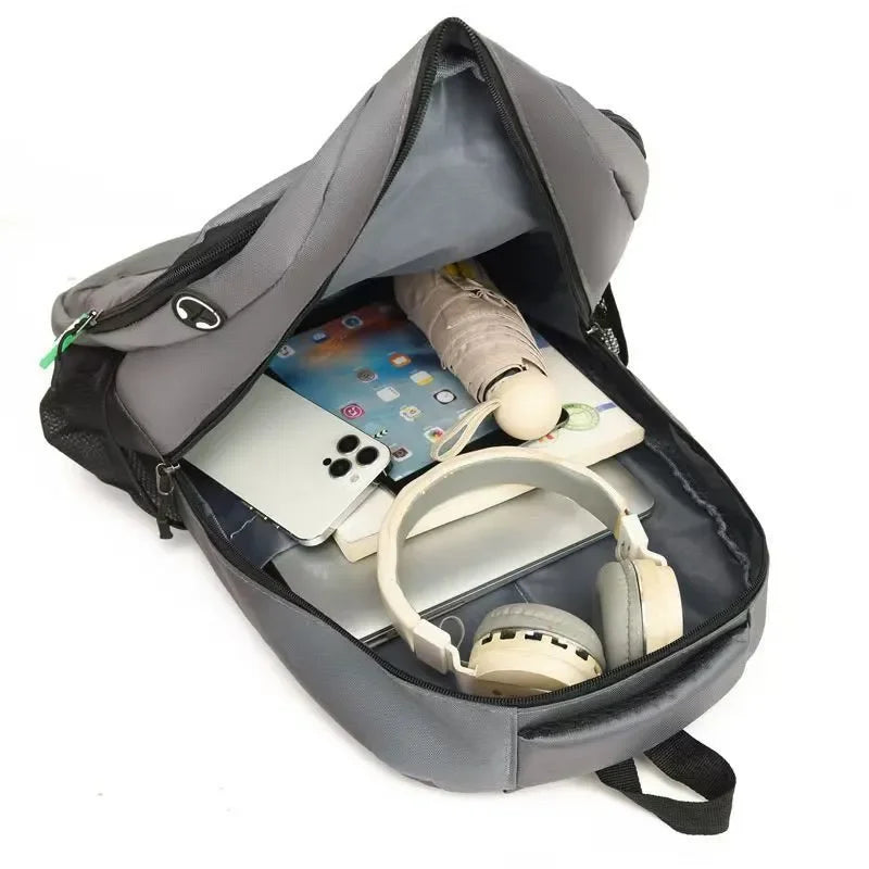 For Large Capacity Solar Backpack with Intelligent Power Generation Anti-splashing Charging Function for Business Leisure