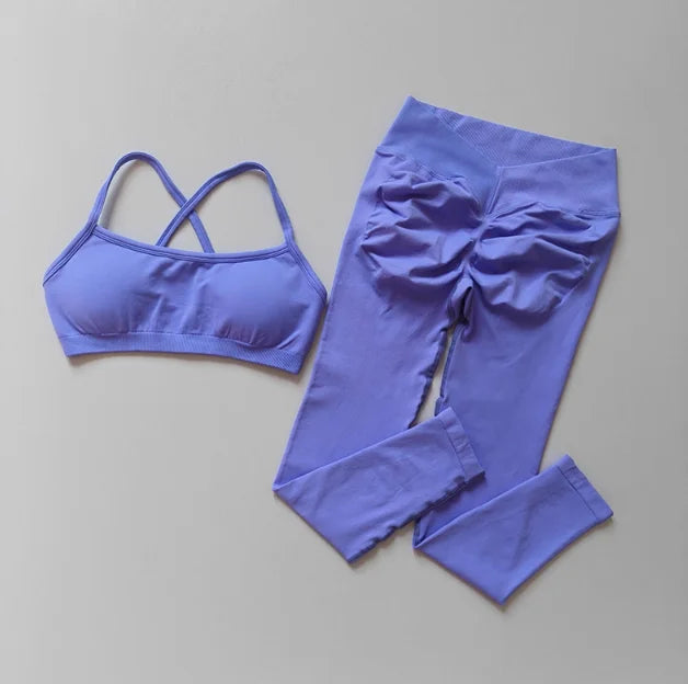 2-Piece Workout Set – Sports Bra & Butt Lift Leggings