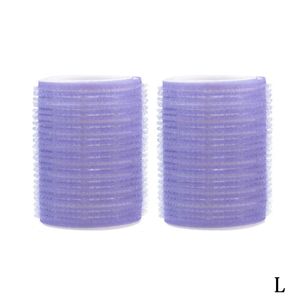 Plastic Hair Rollers Self Adhesive Manual Hair Curler No Heat Hair Rollers Long-lasting Fluffy Styling Hair Styling Tool