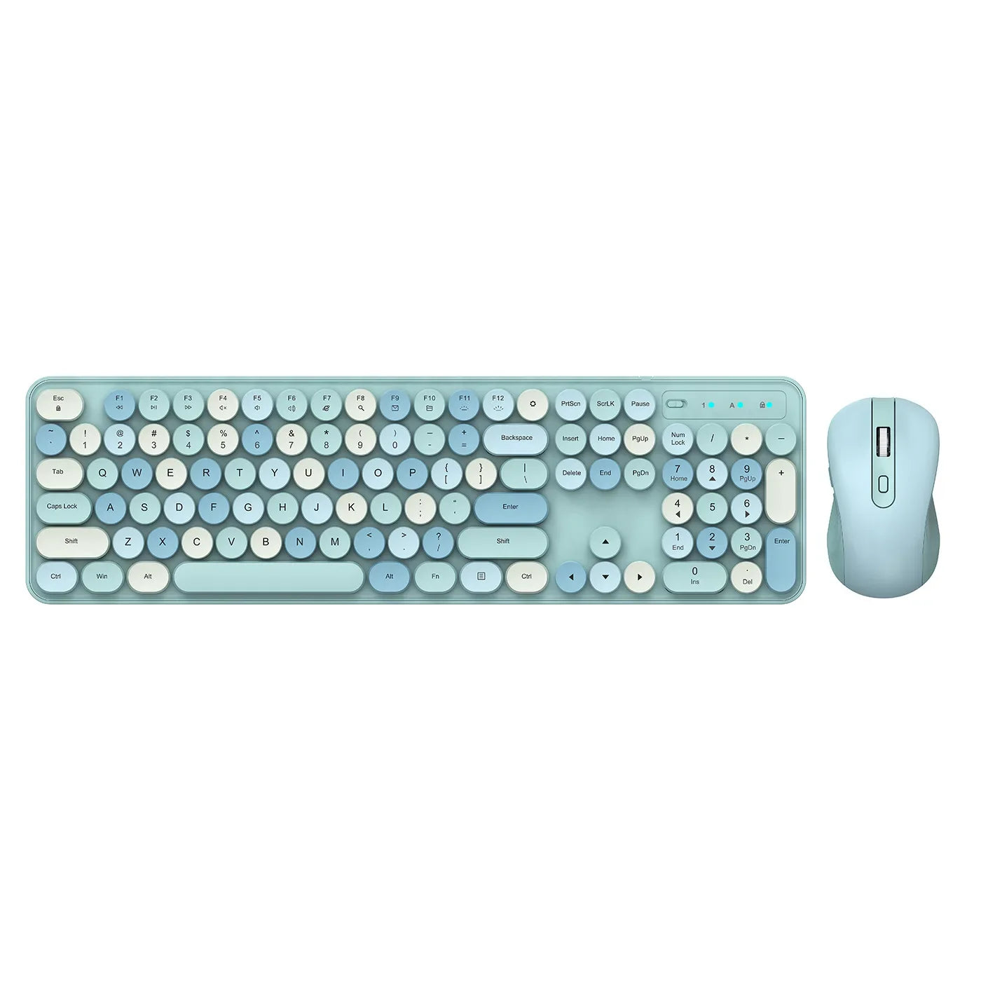 Wireless Keyboard Mouse Set High-Looking Girl Silent Office retro Cute Pink