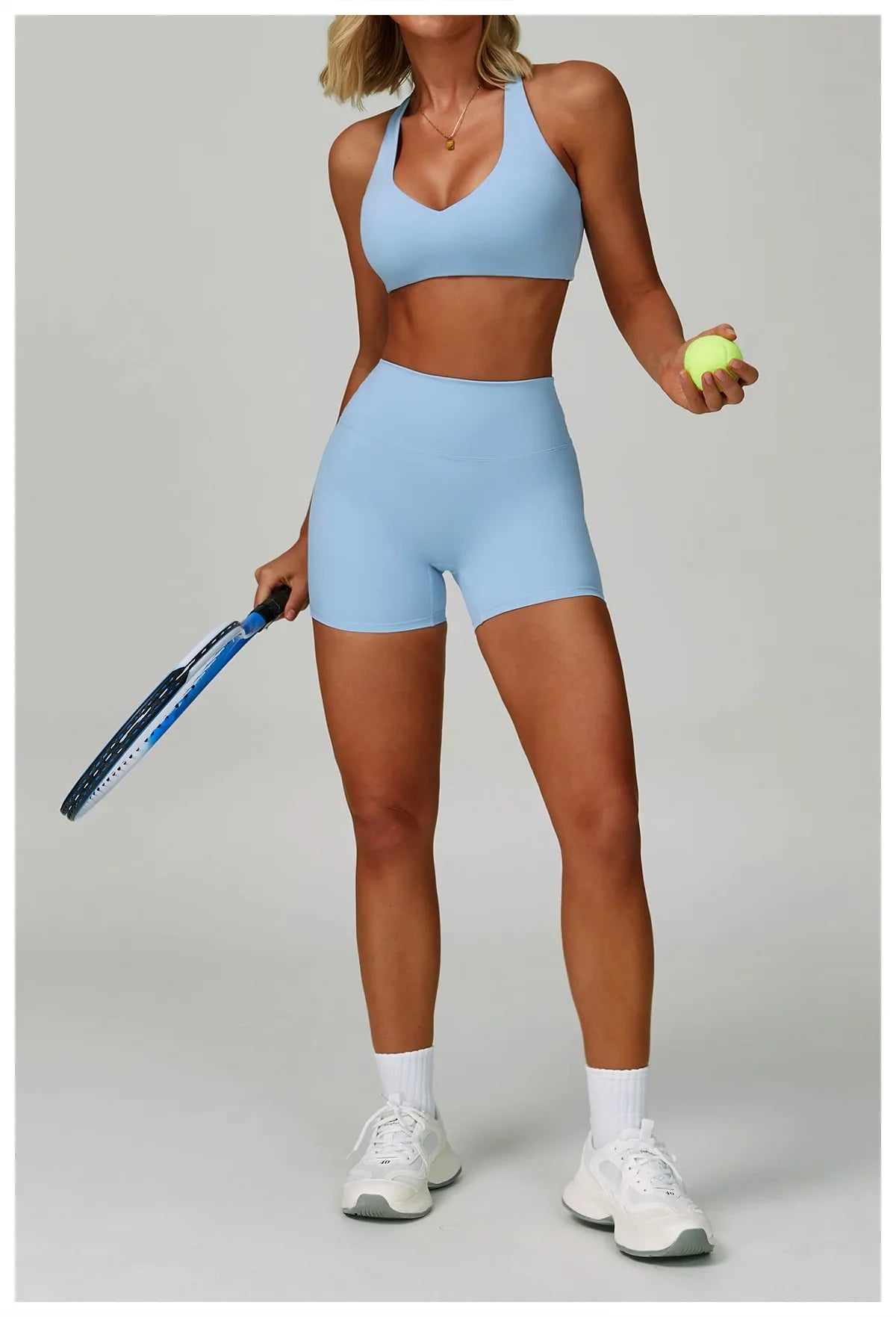2/3-Piece Activewear Set – Sports Bra & High Waist Leggings