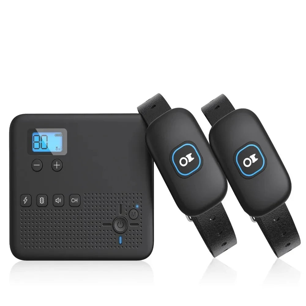 2 IN 1 Wireless Electronic Dog Fence System & Remote Training Collar Beep Shock Vibration and Pet Containment For All Puppy Size