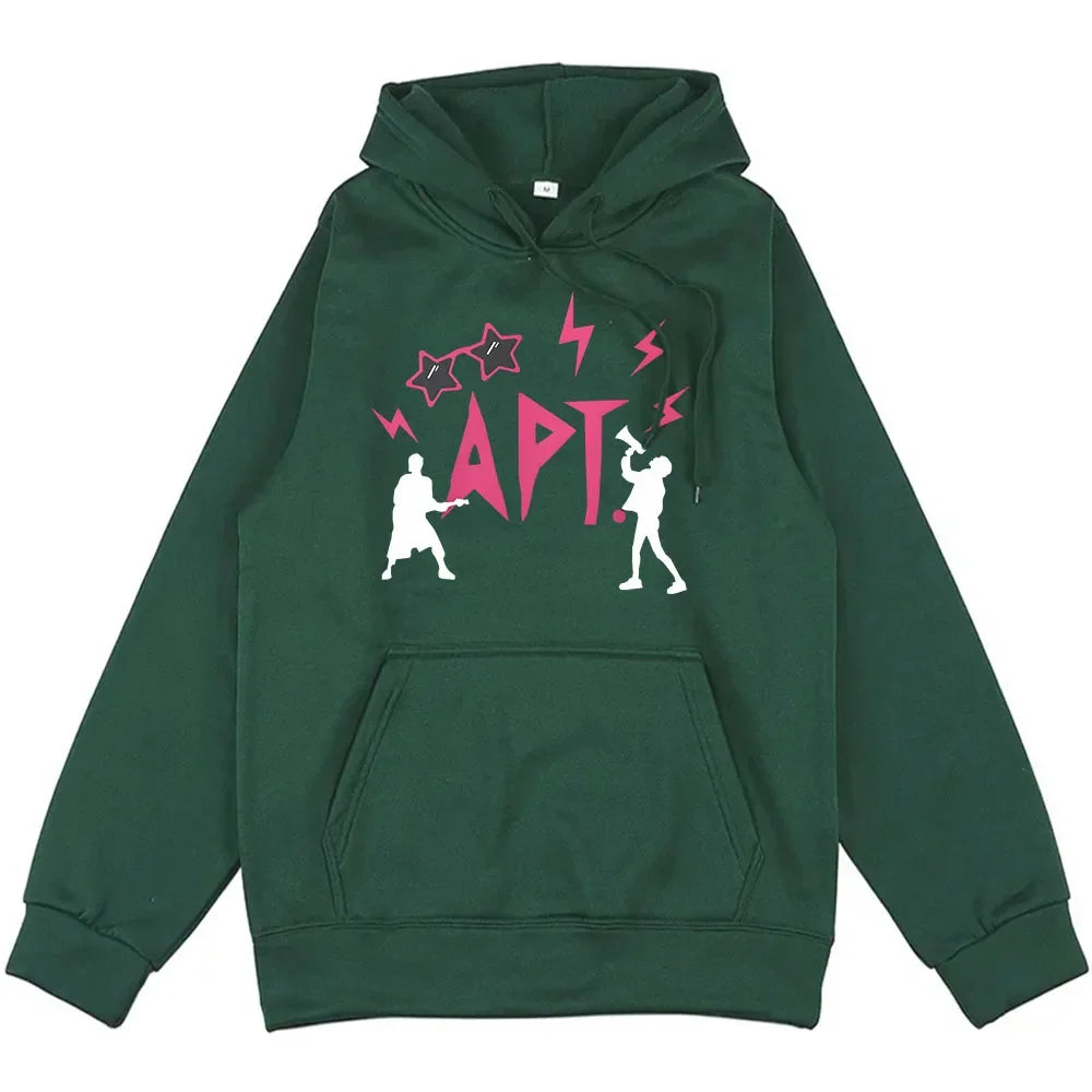 APT ROSE & Bruno Mars Hoodie – Unisex Streetwear Graphic Sweatshirt