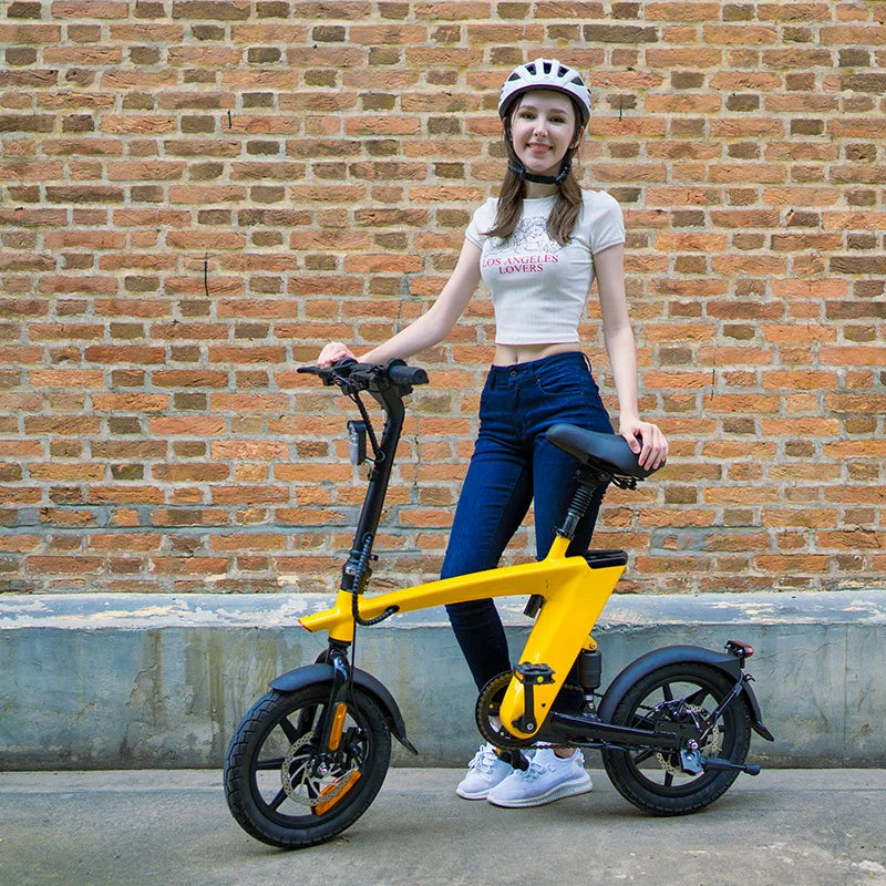 2024 Hottest Electric Bike with a Foldable 36v Voltage Battery Removable Riding Max Range 45-55km E City Bike