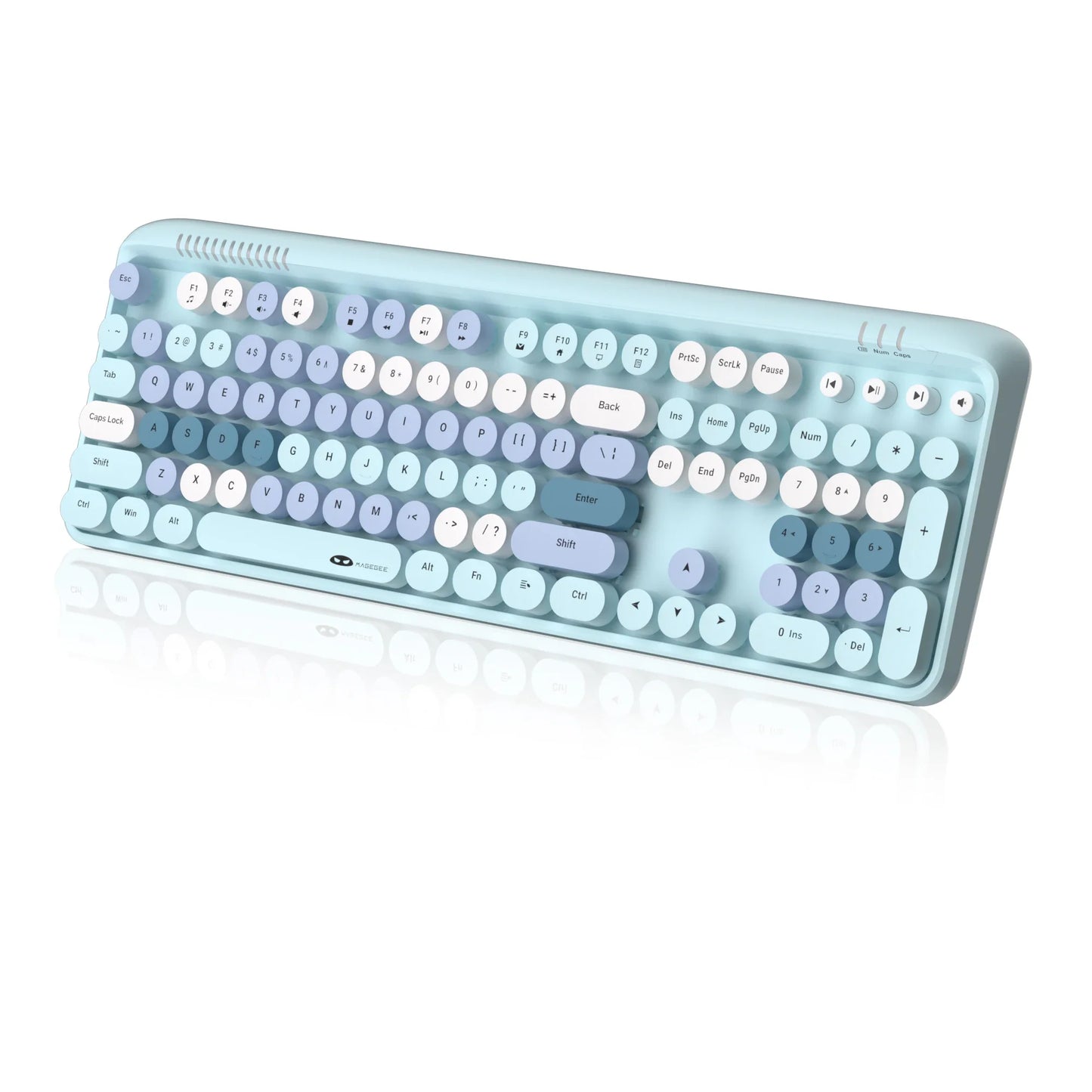 MageGee V920 Wired Game Keyboard Wireless Three DPI Adjustable Mouse Set 104 Keys Power Saving For Laptop Tablet PC Accessories