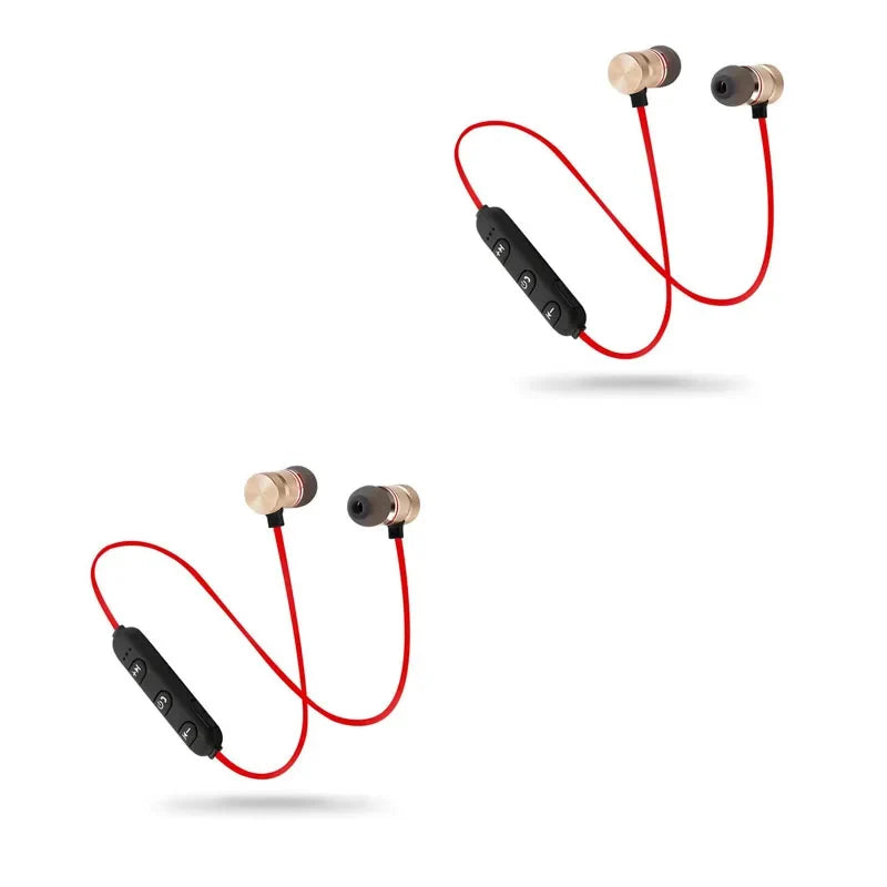 1/2/3/4pcs Bluetooth Earphone Sports Neckband Magnetic Wireless
