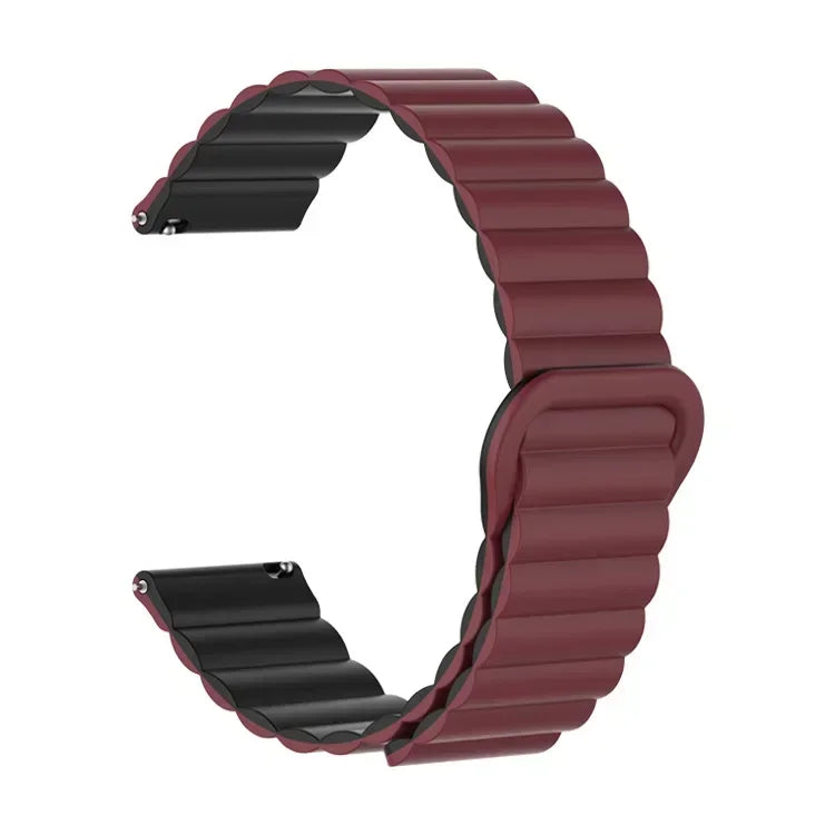 COROS PACE & APEX Ribbed Two-Tone Magnetic Loop Band, 28 Colors