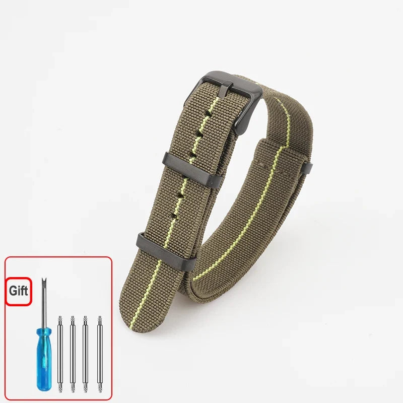 COROS Elastic Nylon Watch Band - Washable Waterproof Strap For Outdoors