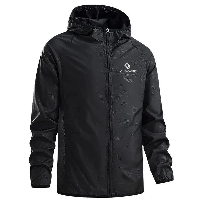 Windproof Jacket with Reflective Stripes