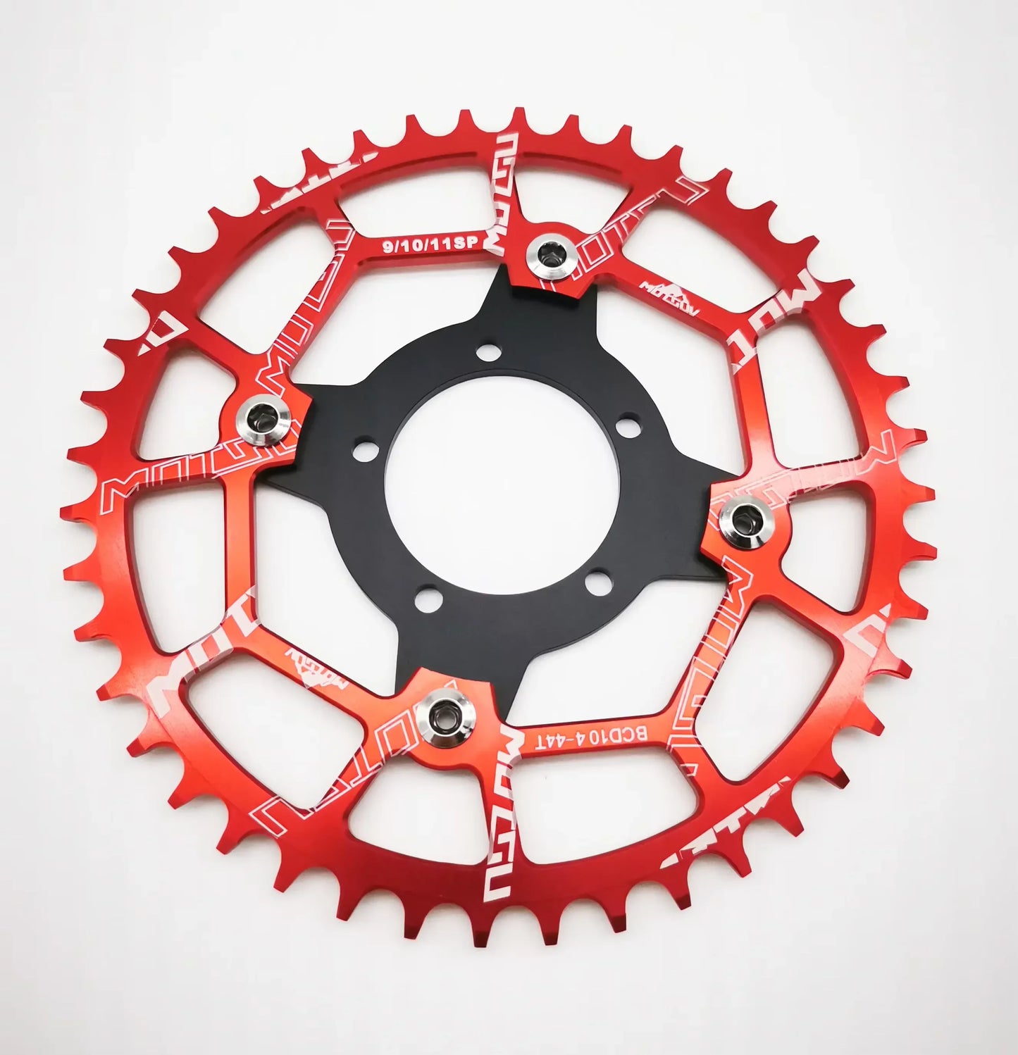 ALLTOO Bike Part Bicycle Crankset Bafang 104BCD Motor Aluminum Alloy Chainring Mid Drive Adapter For Electric E-bike 32T-52T