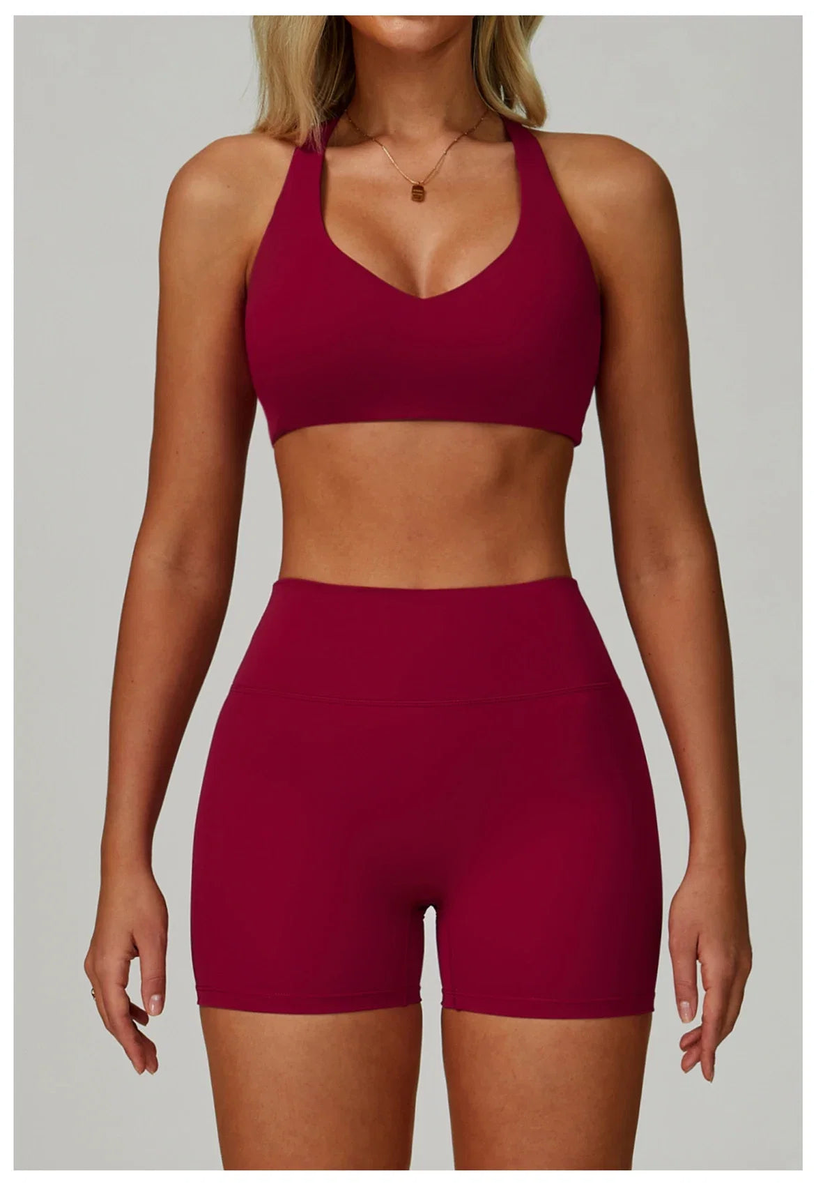 2/3-Piece Activewear Set – Sports Bra & High Waist Leggings