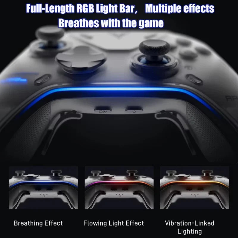 Flydigi Controller Gamepad Wireless Gamepad for PC /Switch/Phone/TV/Tablet Computer,Charging Dock with Cool RGB Screen