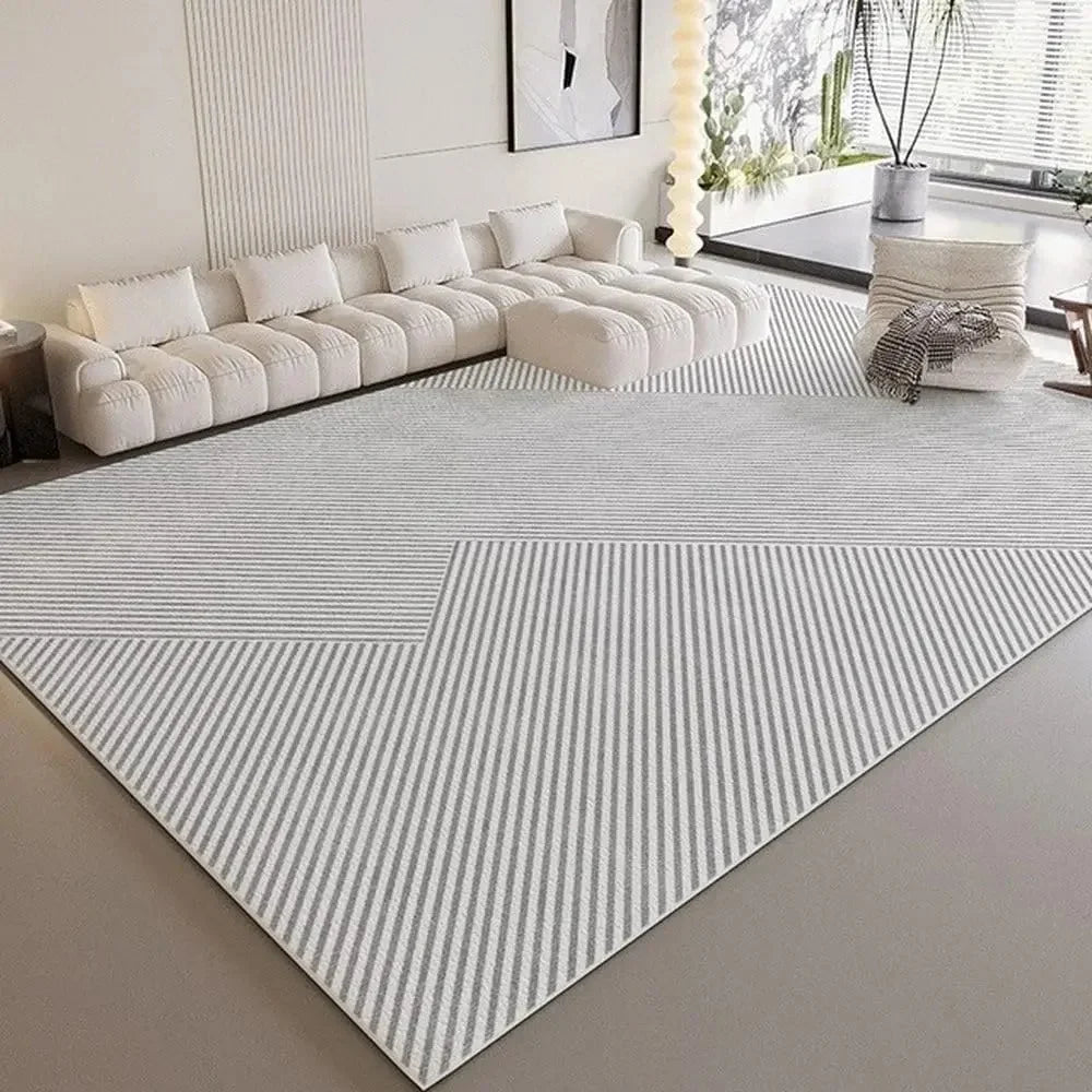 VIKAMA Modern Minimalist Area Carpet Easy To Care Non-Slip Living Room Floor Mat Bedroom Cloakroom Carpet Home Decoration