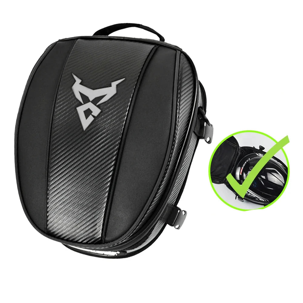 Conquer Any Ride Multifunction Motorcycle Rear Seat Bag with High Capacity