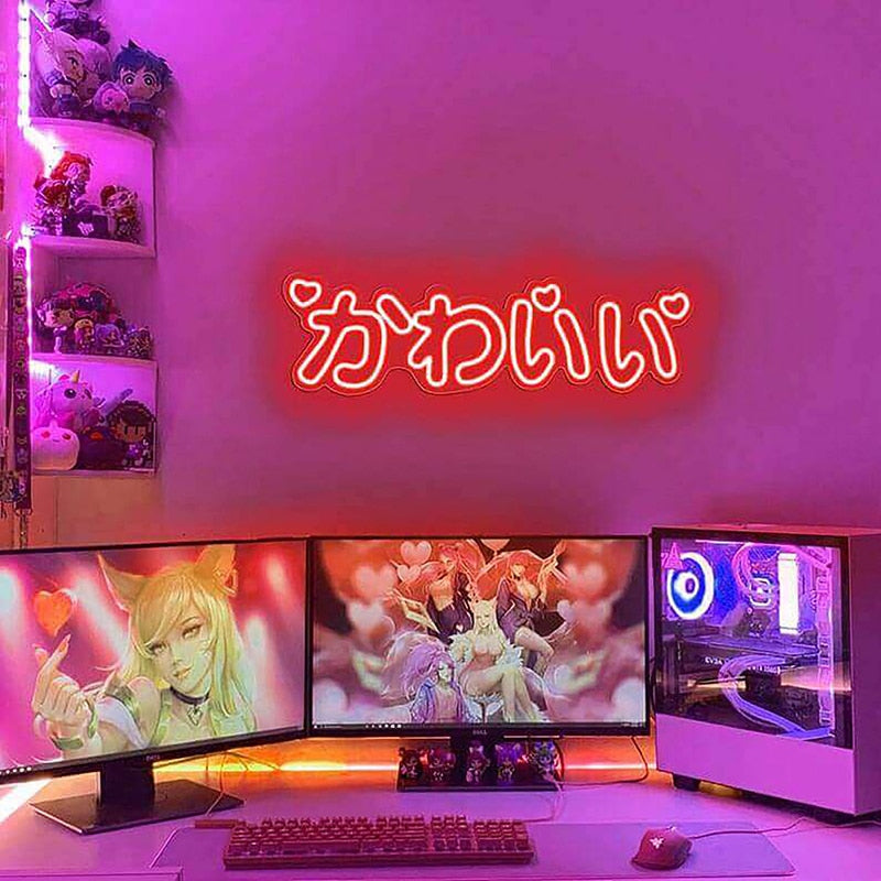 Luz de neón "Kawaii"