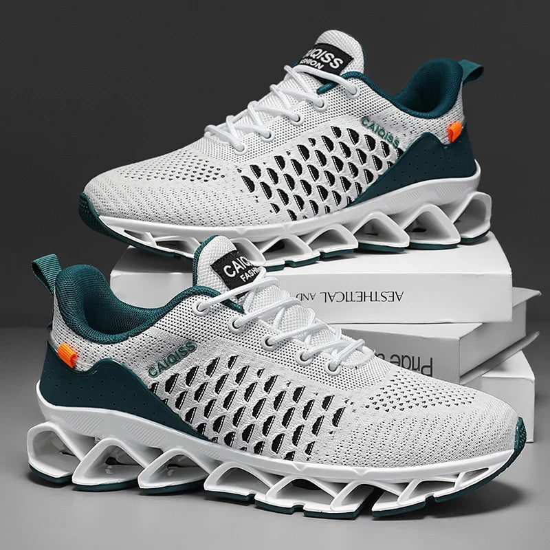 Casual Sneakers Mens Shock-absorb Running Shoes Lightweight Breathable Sports Shoes for Men 2026 New Trendy Gym Trainers for Man