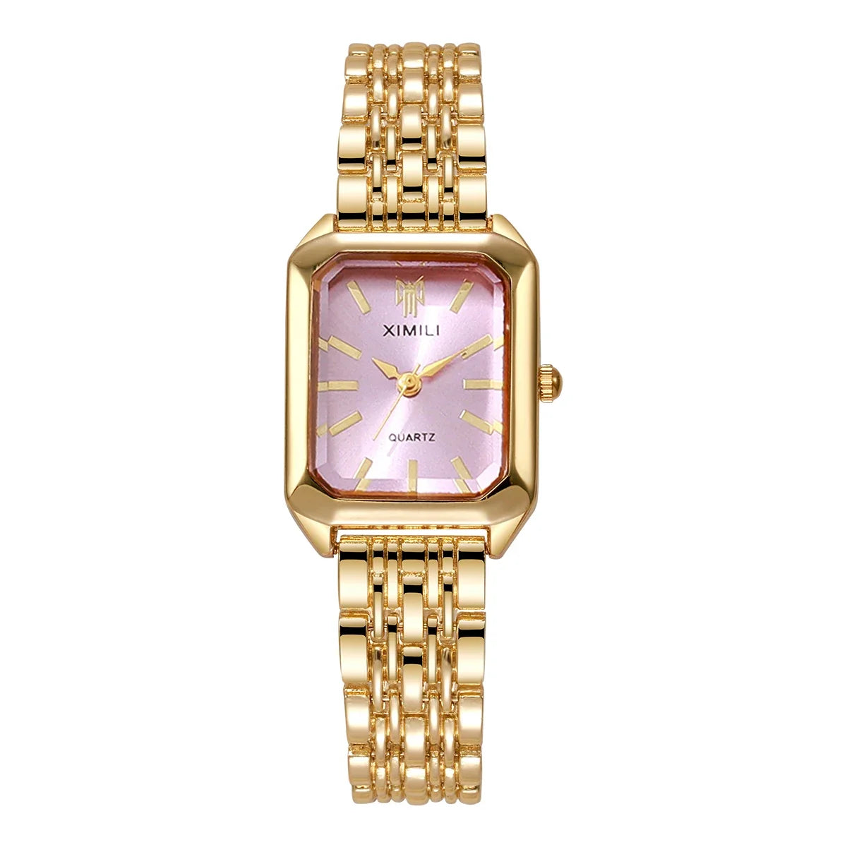 1/2/4pcs Luxury Women Watches Fashion Rectangle Woman Quartz Watch
