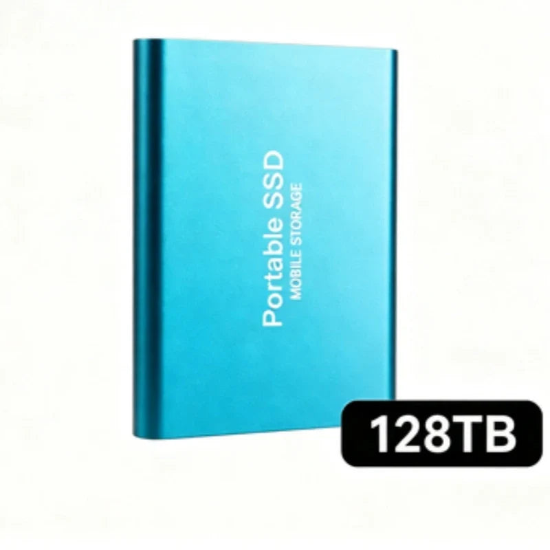 Portable External SSD, 1TB-16TB Large Capacity USB3.1 High Speed Solid State Drive, Lightweight Storage for Laptop, Desktop, Mac