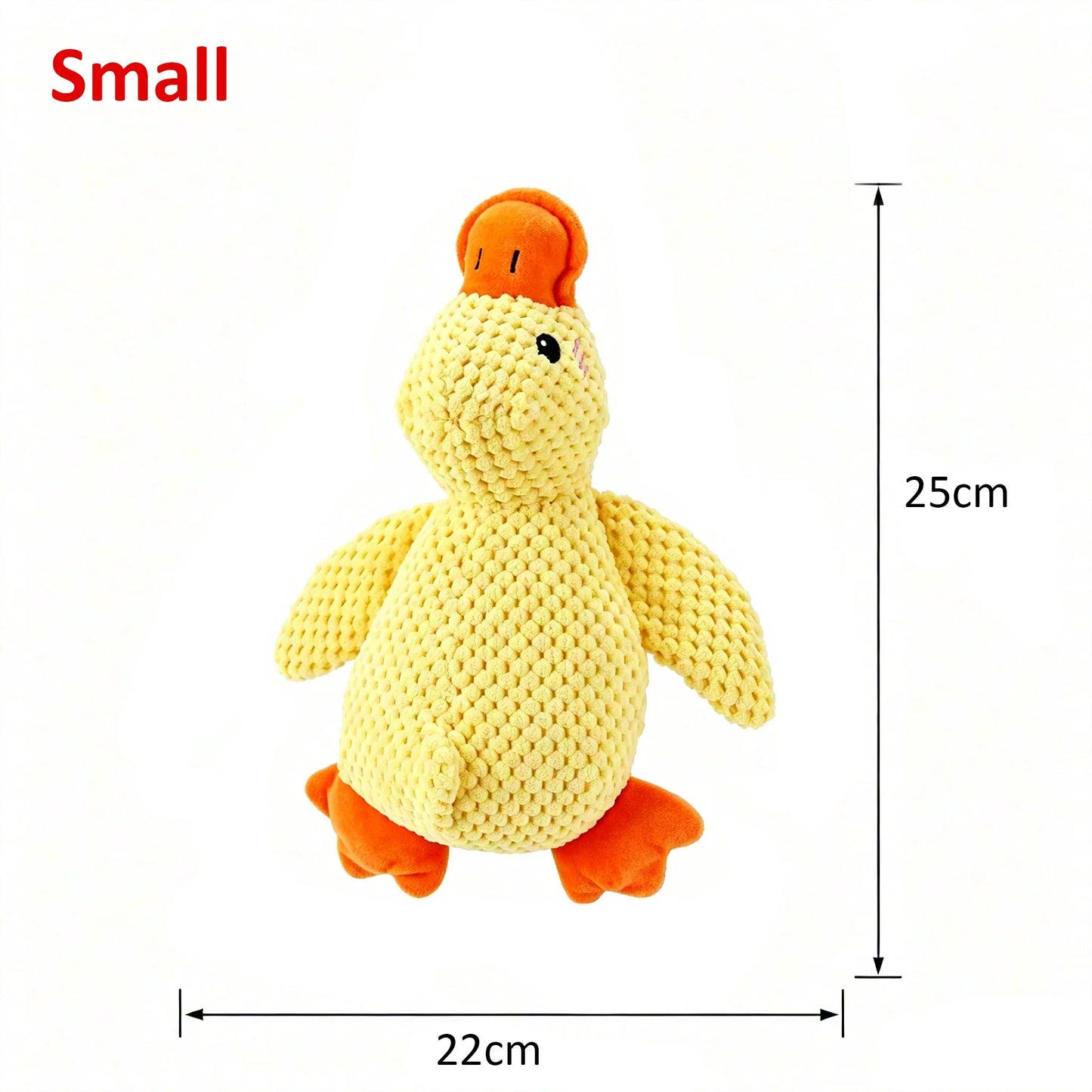 1/3pcs Yellow Duck Dog Toy Chew Resistant Interactive Pet Plush Toy