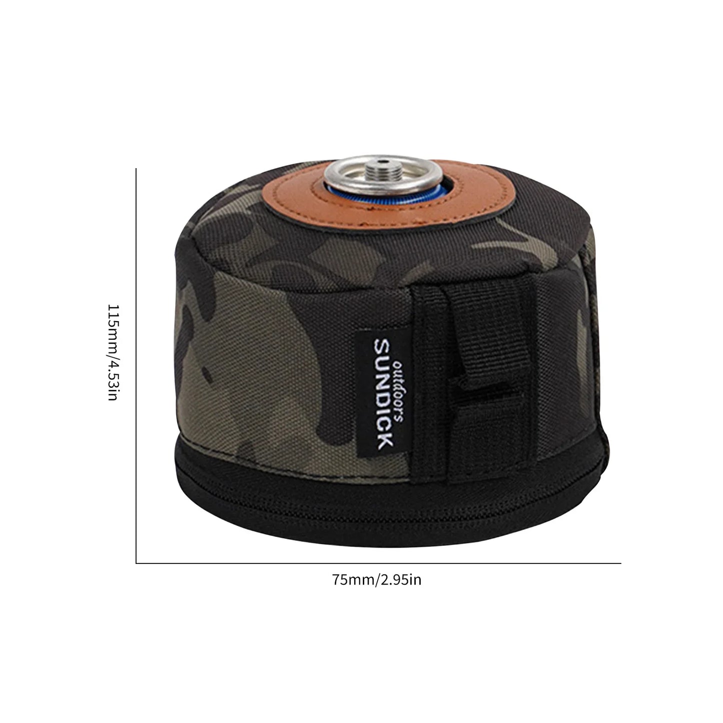 Camping Gas Can Portable Ventilated Propane & Butane Protector Outdoor Gas Case Fuel Cylinder Storage Bag Air Bottle Wrap Sleeve