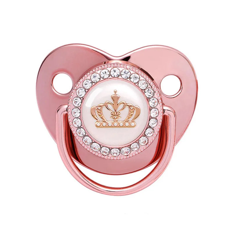 Baby Shower Gifts Baby Pacifier Rhinestone Pacifier Clips Princess