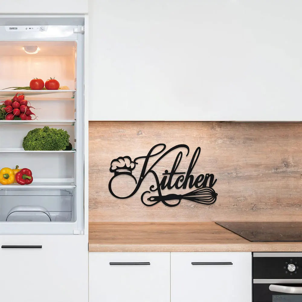 DDPNKL 1PC Kitchen Sign Wall Decor, Metal Kitchen Signs Wall Decor Farmhouse & Home & Kitchen Wall Decor Farmhouse & Kitchen