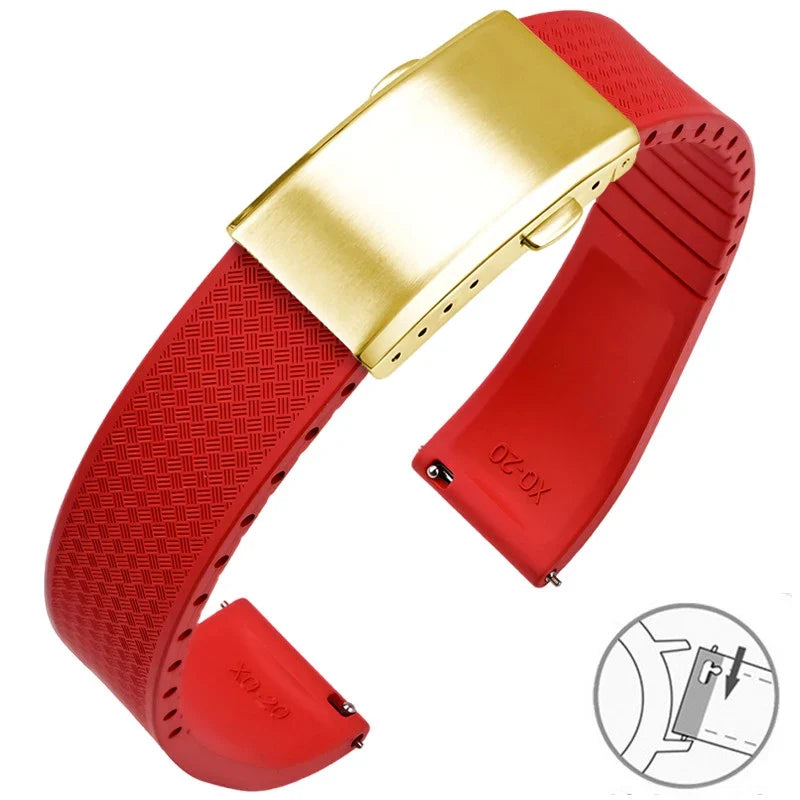 COROS PACE & APEX FKM Rubber Band with Folding Clasp
