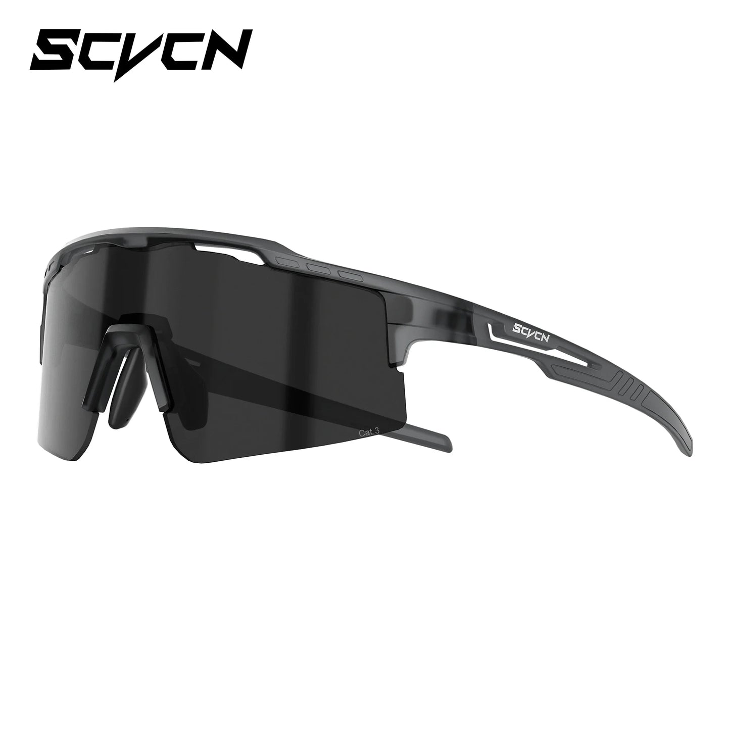 SCVCN UV400 Photochromic Outdoor Sports MTB Goggles Men Women Hiking Bike Riding Running Climbing Hydrophobic Eyewear Sunglasses