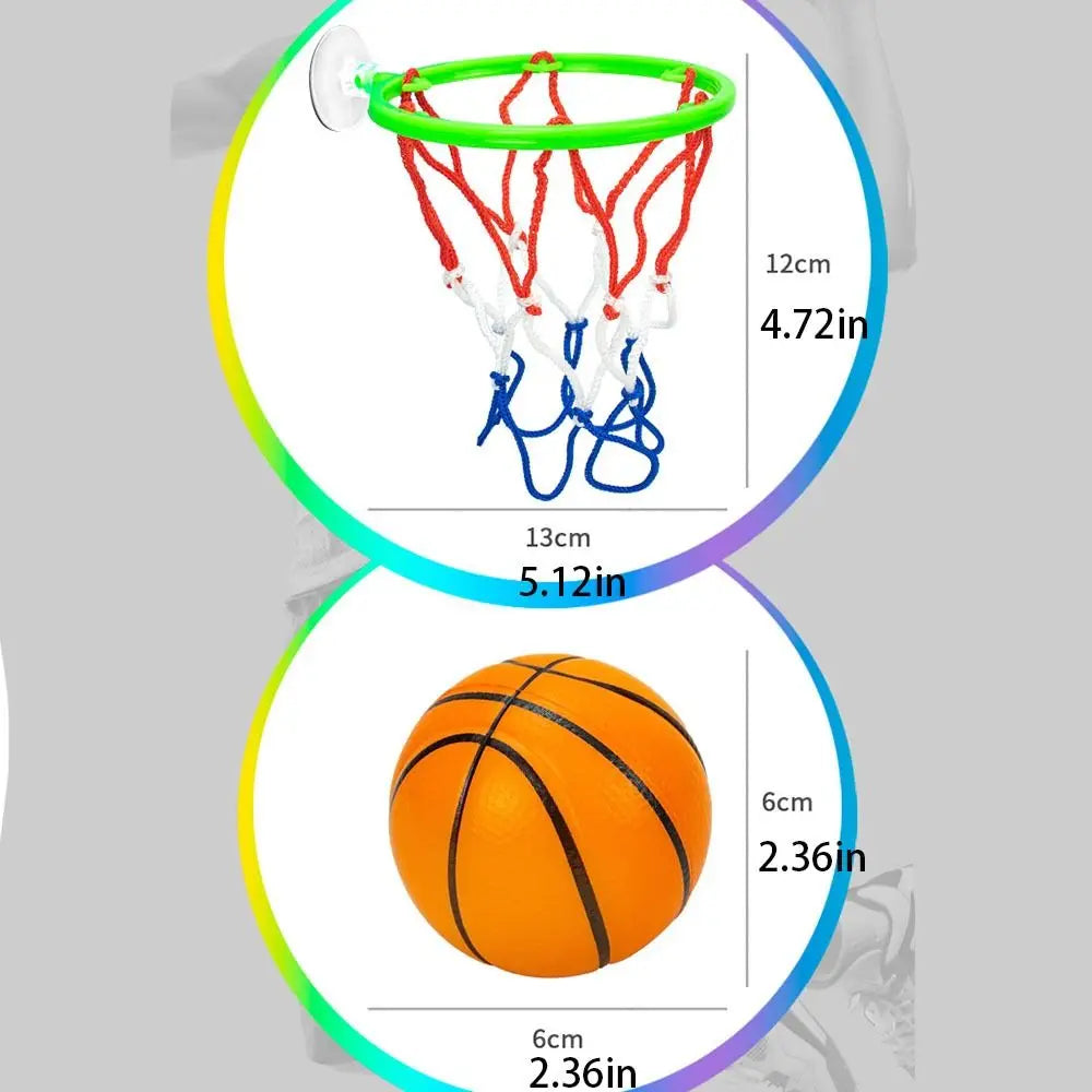 Funny Plastic Funny Basketball Hoop Kit Sensory Training Basketball Portable No-punch Indoor