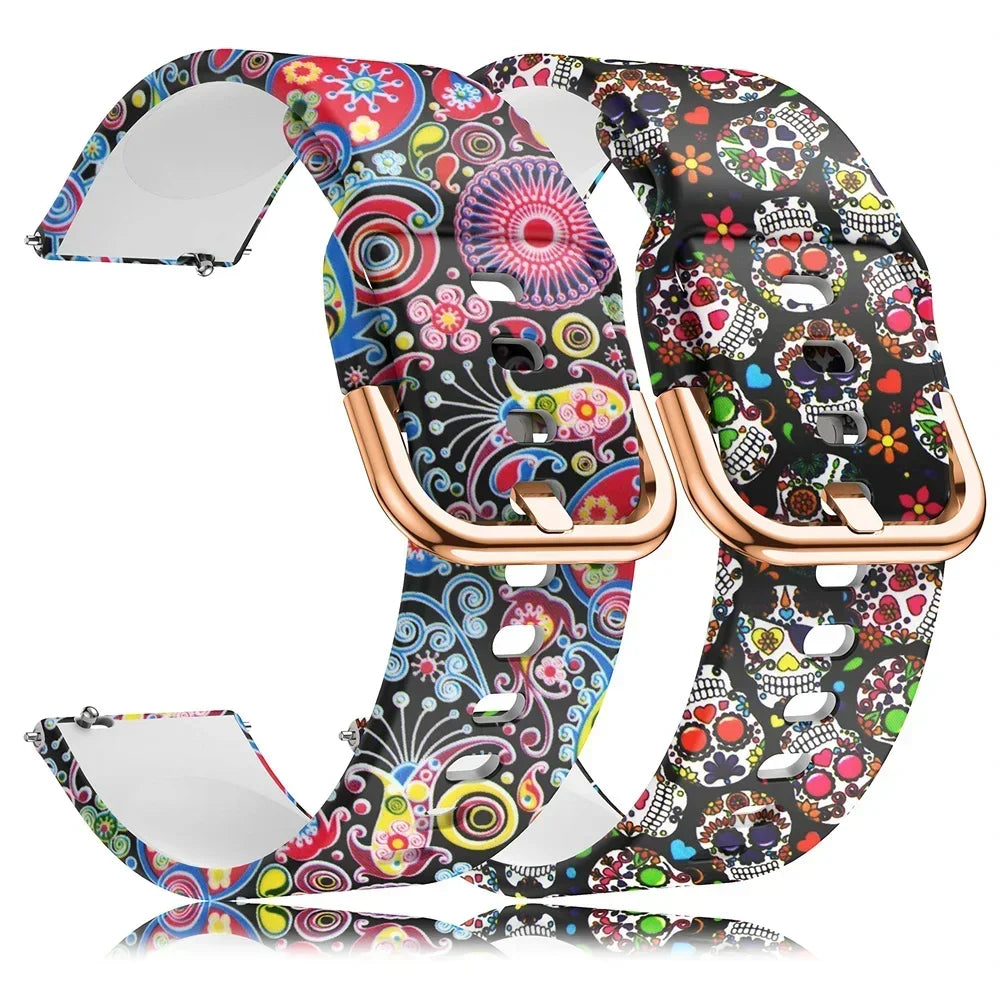Motorola Moto Watch Printed Silicone Band