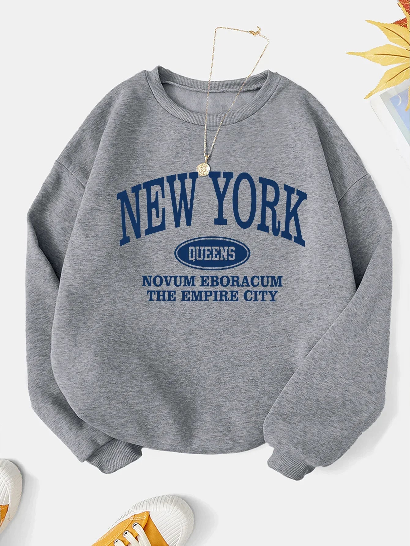 Cozy and Stylish Letter Print Sweatshirt