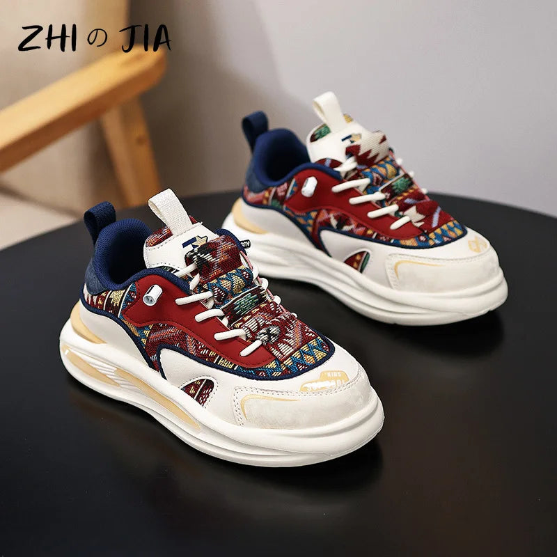 New Children's Sports Shoes Spring and Autumn Fashion Trend Casual Shoes Boys and Girls Mesh Breathable Outdoor Running Shoes
