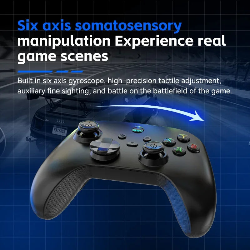 G6 BT-Compatible Wireless Controller For NS/NS Lite/NS Oled Console Gamepad Android Phone PC Joystick Controle with 6-Axis