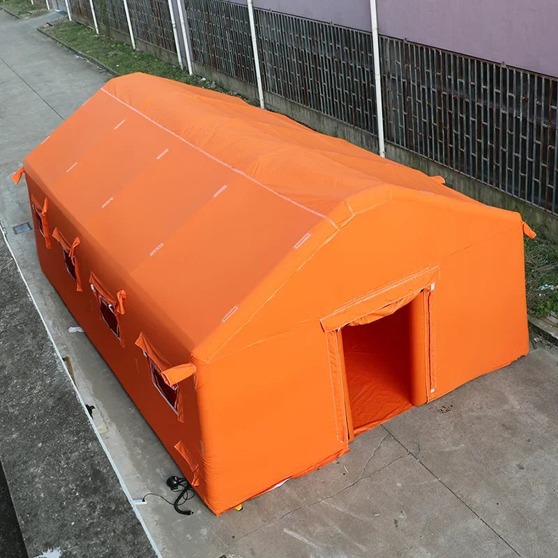 Inflatable camping tent  outdoor event trade show  glamping roof tent