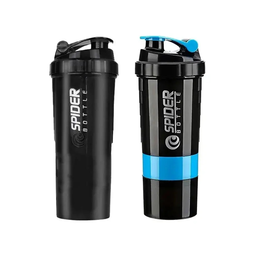 Portable Exercise Shaker with Mixing Compartments