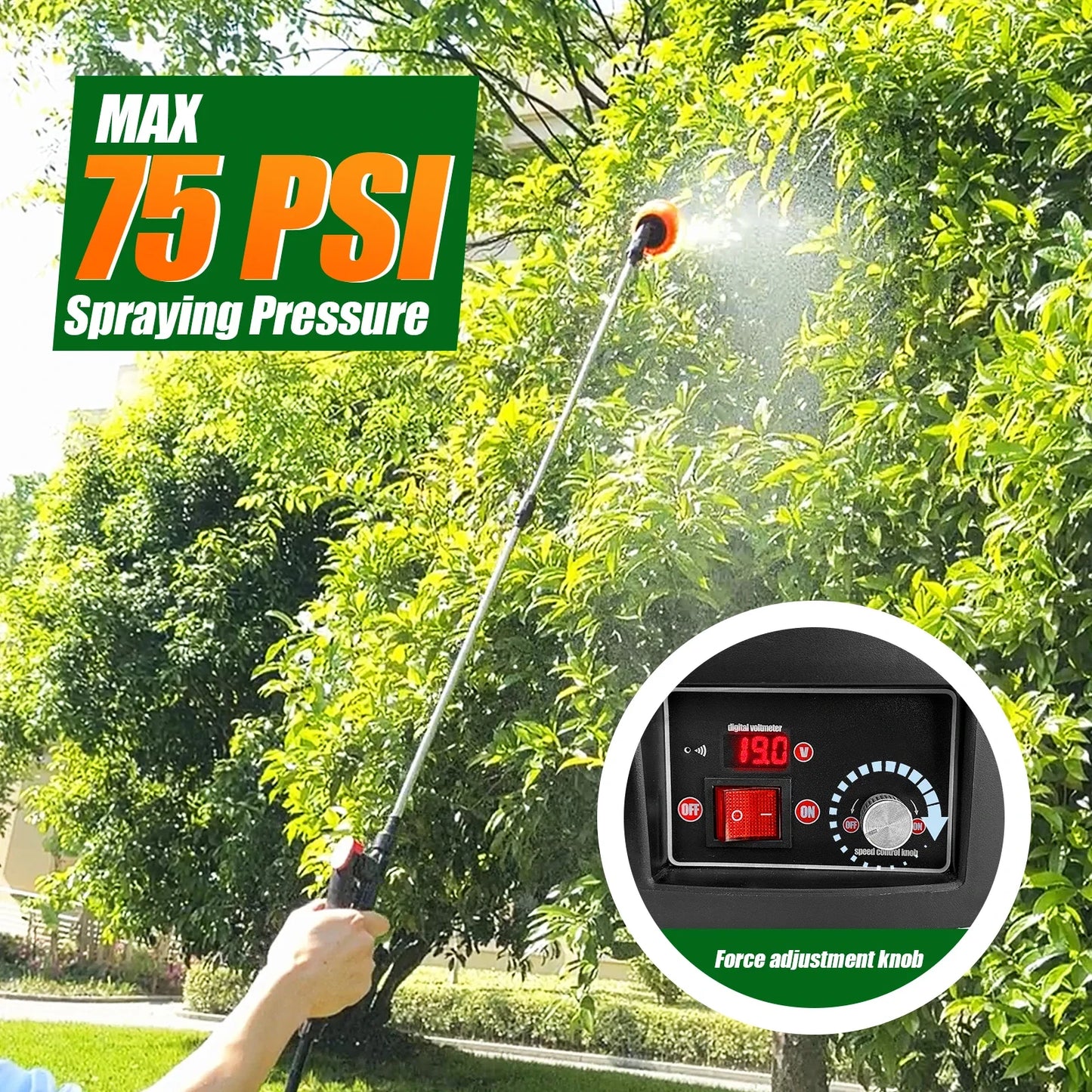 16L Garden Electric Sprayer Agricultural Irrigation Sprayer, Backpac