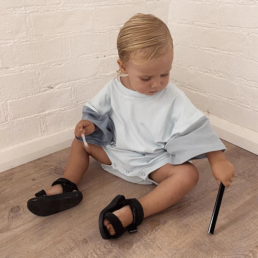 Summer Newborn Baby Boys Girls Oversized Rompers Unisex Romper for