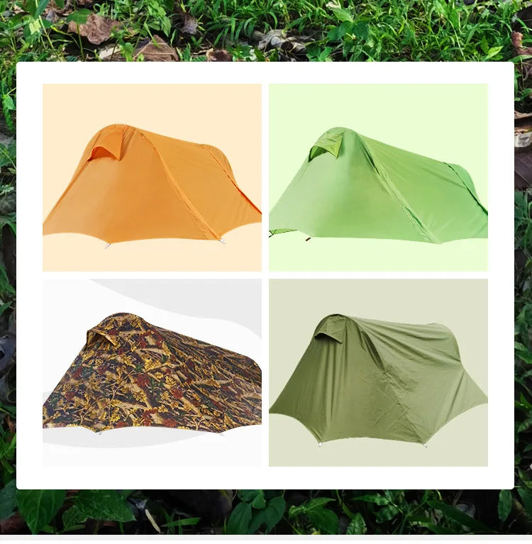 Outdoor camping single tent one off the ground sleeping folding camp bed self-driving fishing tent crib baby camp