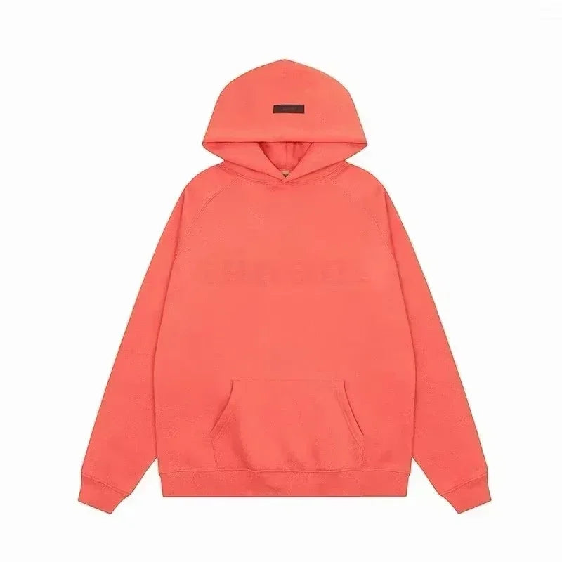 FW22 Men's Hoodies Jogging Set Luxury Design Chest Two Rows Plush Letter Hoodie Women's Loose Hoodie Fashion Unisex Pants Set