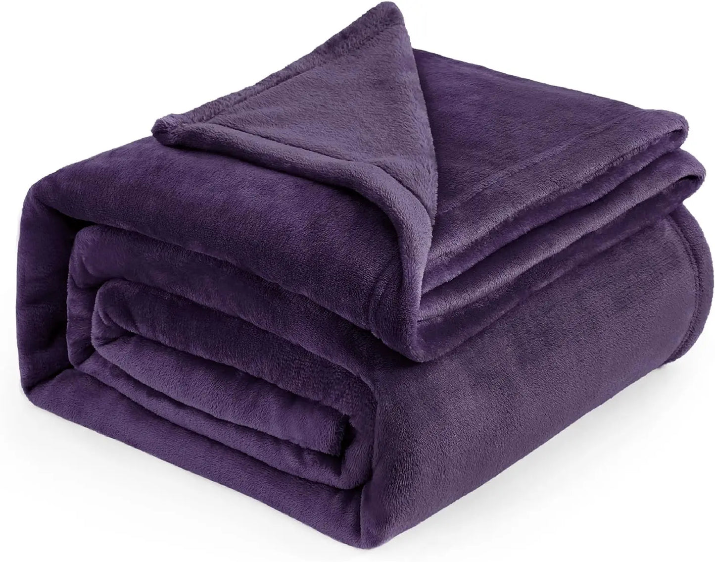Fleece Blanket Queen Blanket Black - Bed Blanket Soft Lightweight Plush Fuzzy Cozy Luxury Microfiber