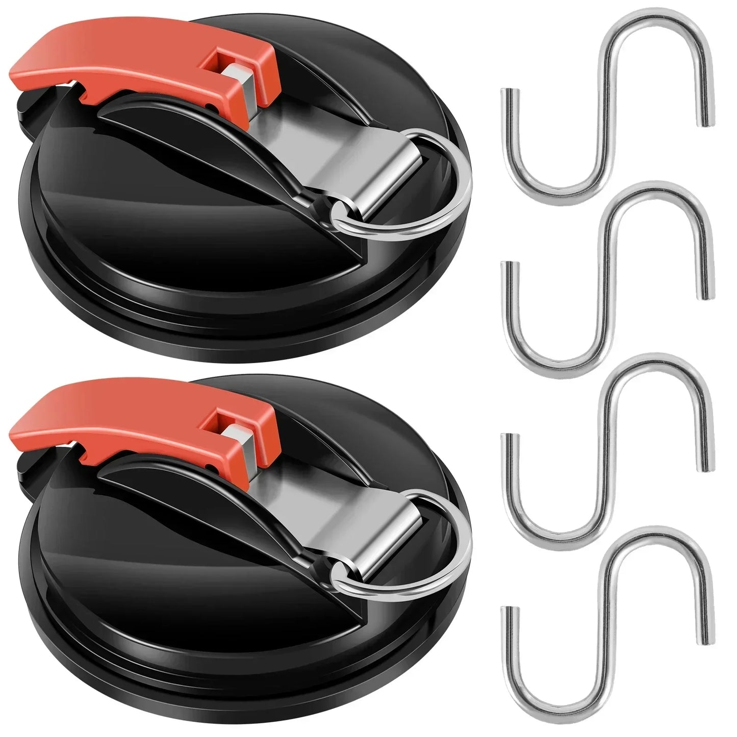 Suction Cup Anchor with Securing S Hook Awning Tents Car Tensioner Amagi